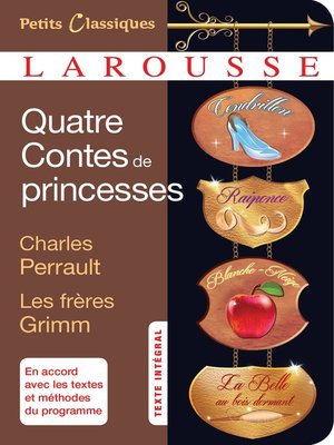 cover image of Quatre contes de princesses